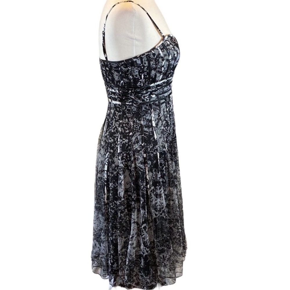 Js Collections Fit And Flare Net Overlay Dress - image 4